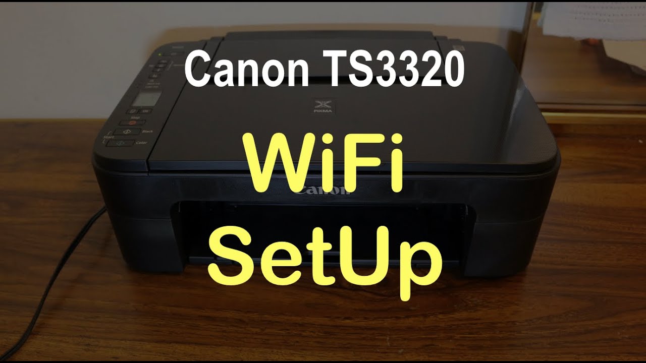 Canon ts3420 wifi setup